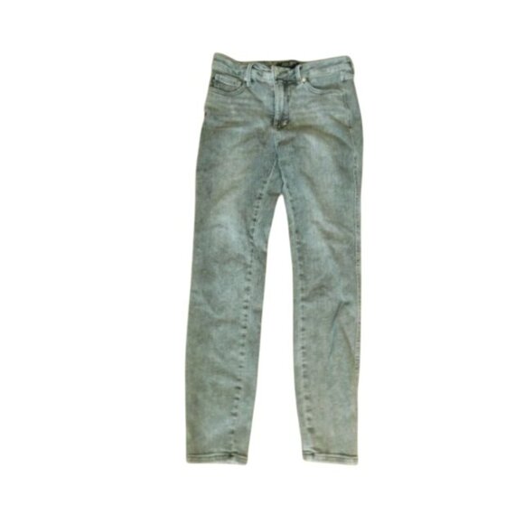 Judy Blue Size 7/28 Gray Skinny Fit STRETCH Distressed Denim Jeans - Picture 1 of 3